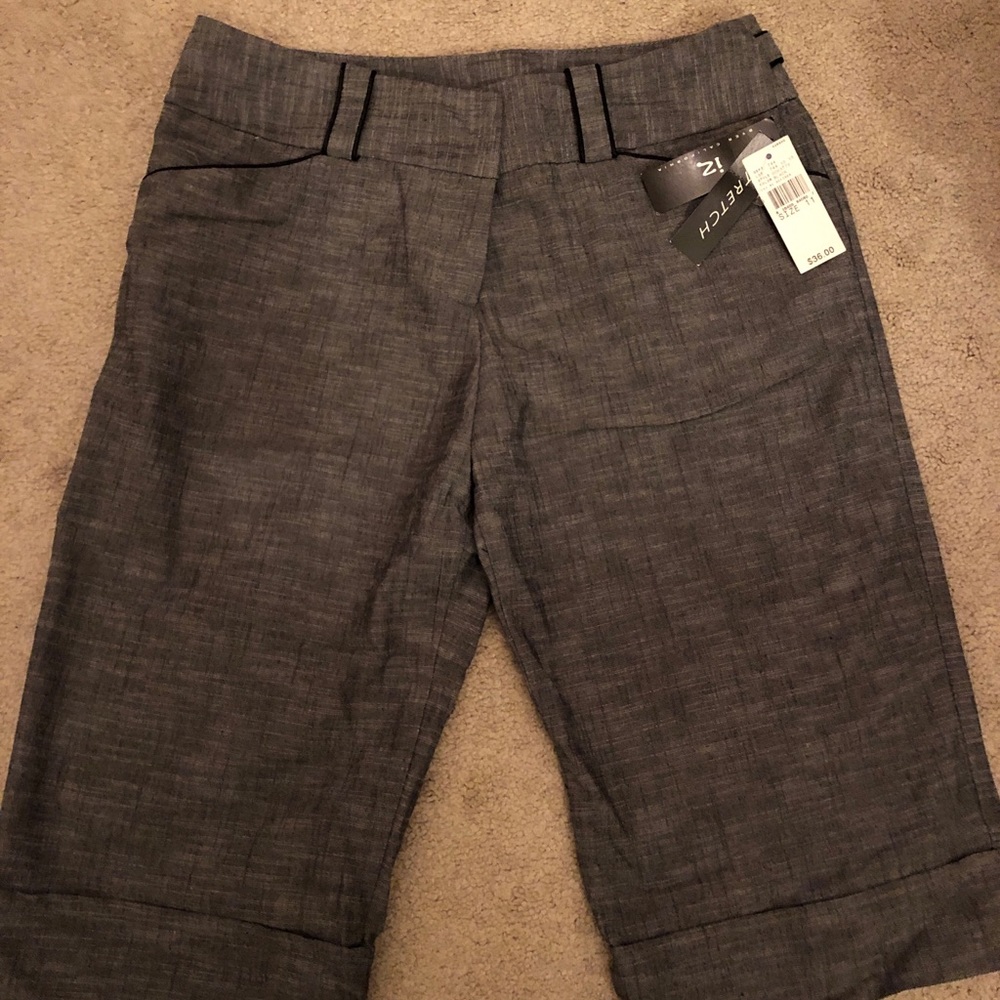 Byer California Charcoal Gray Bermuda Shorts
